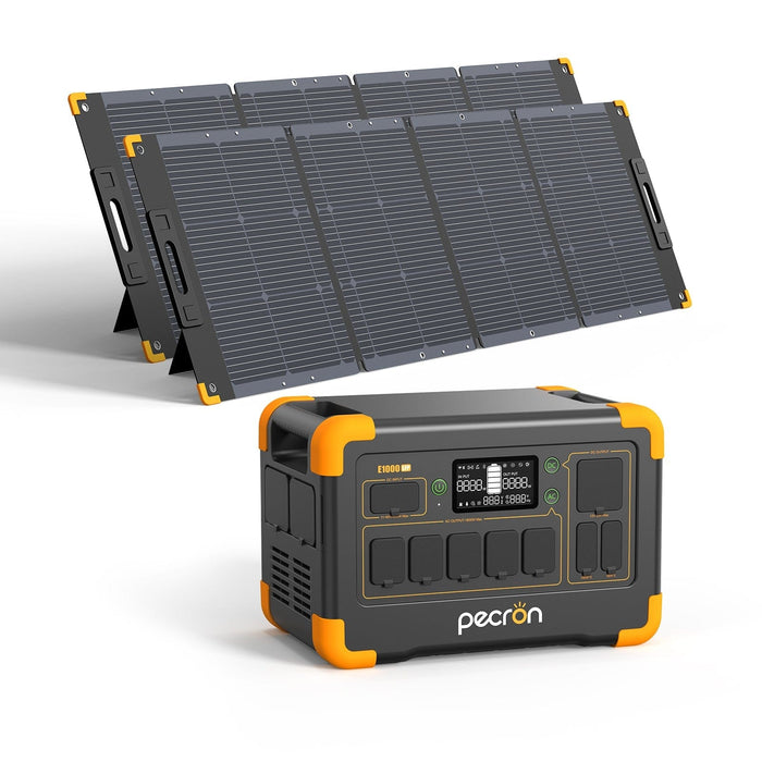 PECRON E1000LFP Solar Generator Kit