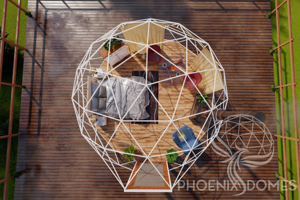 Phoenix Domes 4-Season Deluxe Glamping Package Dome | 16' (5M)