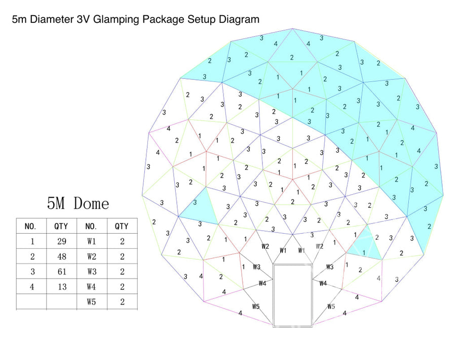 Phoenix Domes 4-Season Deluxe Glamping Package Dome | 16' (5M)