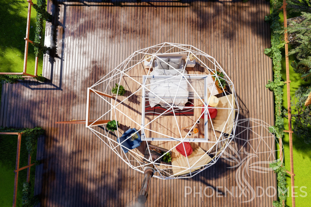 Phoenix Domes 4-Season Deluxe Glamping Package Dome | 16' (5M)