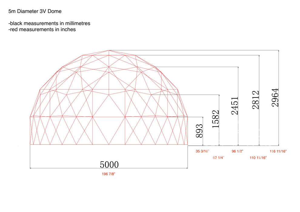 Phoenix Domes 4-Season Deluxe Glamping Package Dome | 16' (5M)