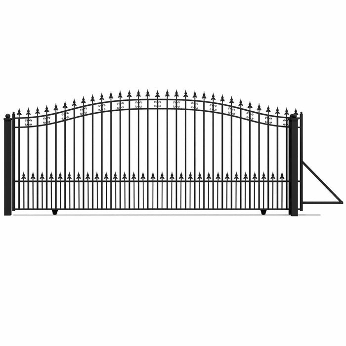 16x6 ft Steel Sliding Driveway Gate