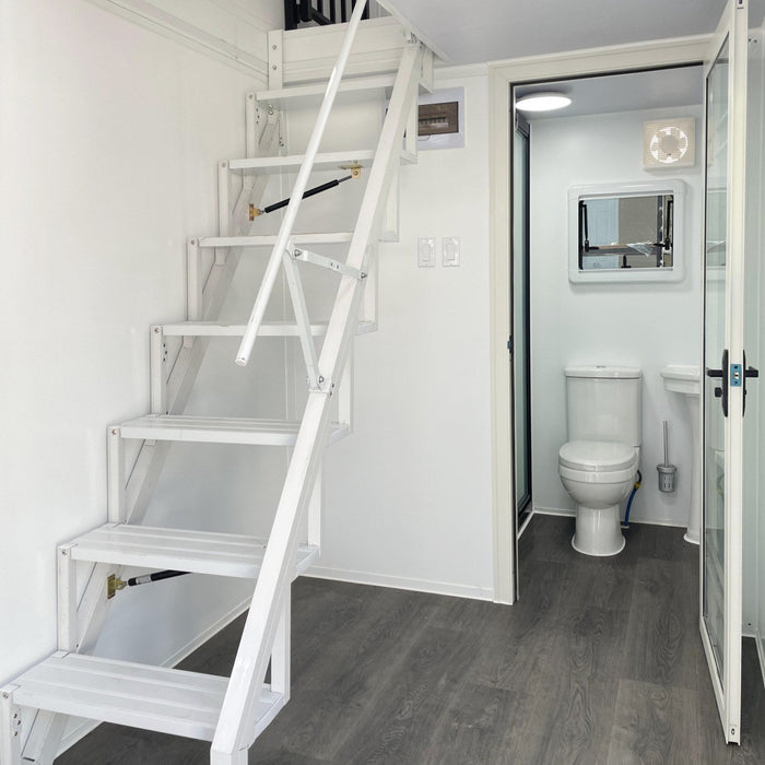 17x7 ft Tiny House with Lift Loft