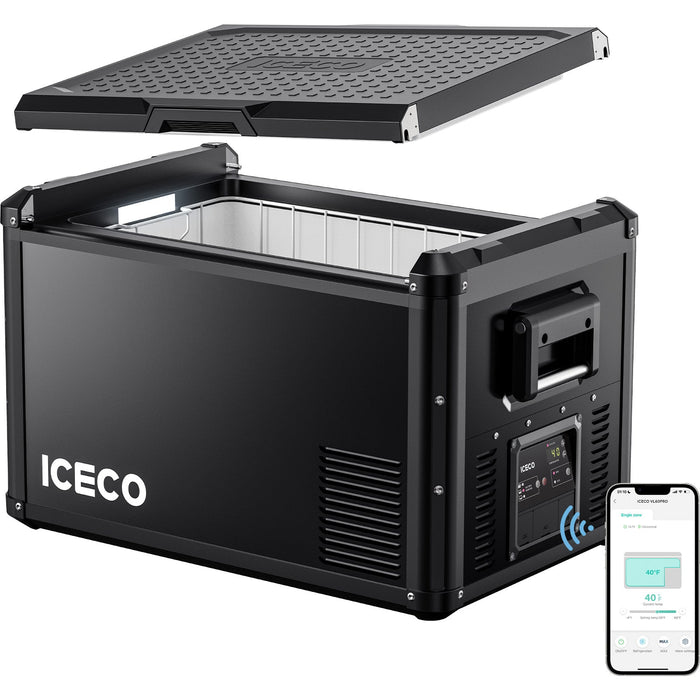ICECO 63.4QT VL60ProS Single Zone Portable Fridge Electric Cooler