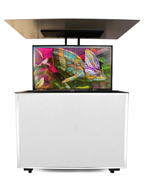 MirageVision 85" Outdoor TV Premium Lift Cabinet
