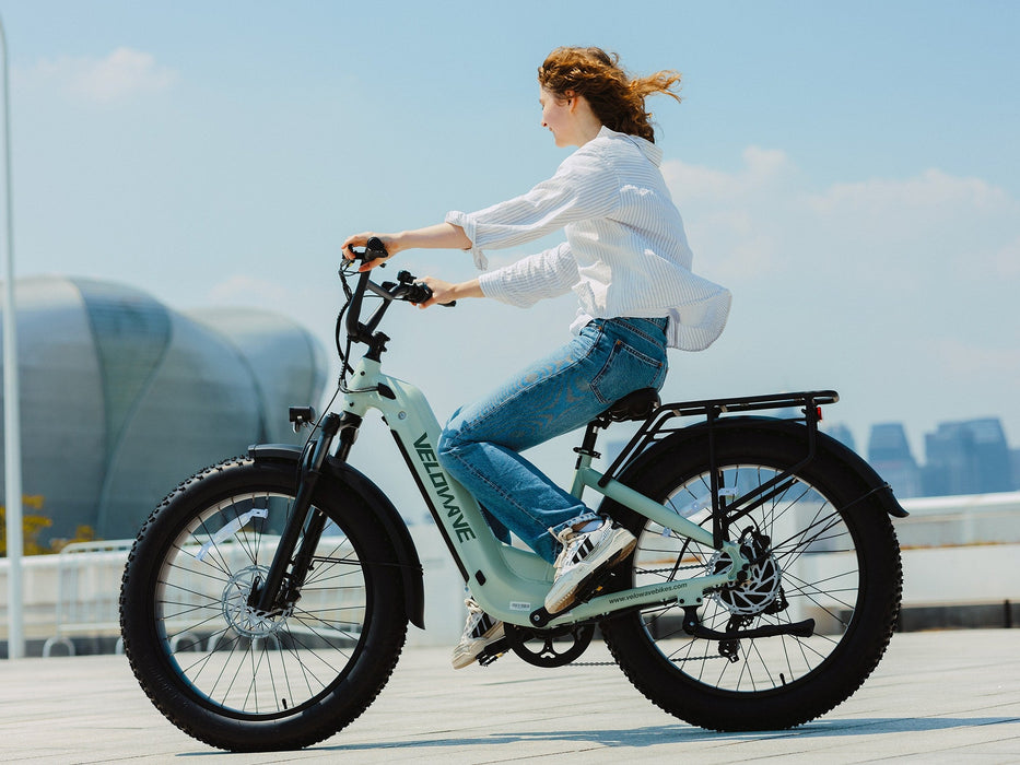 Velowave Ranger Step-Thru 3.0 Torque Sensor Electric Bike, 750W Motor, 48V Battery, 28 MPH