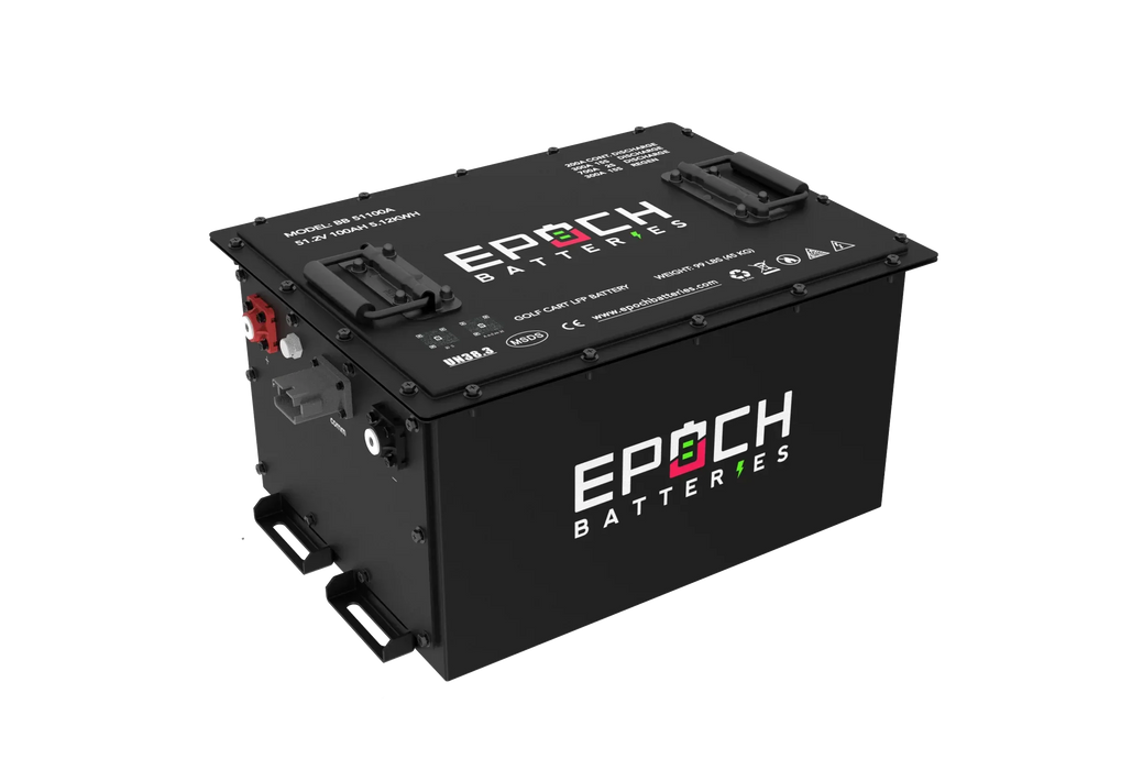 Epoch Batteries 48V 105Ah Lithium (LiFePO4) Golf Cart Battery - Complete Kit