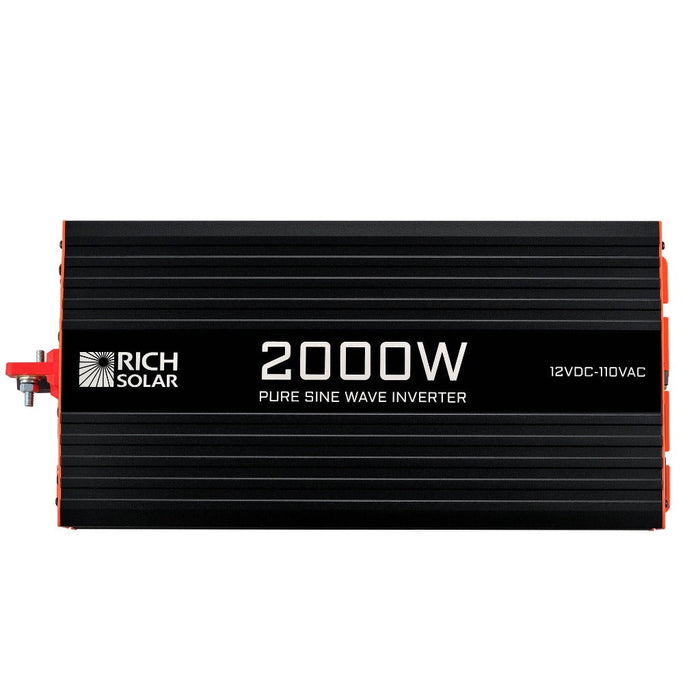 Rich Solar 2000 Watt 12 Volt Industrial Pure Sine Wave Inverter