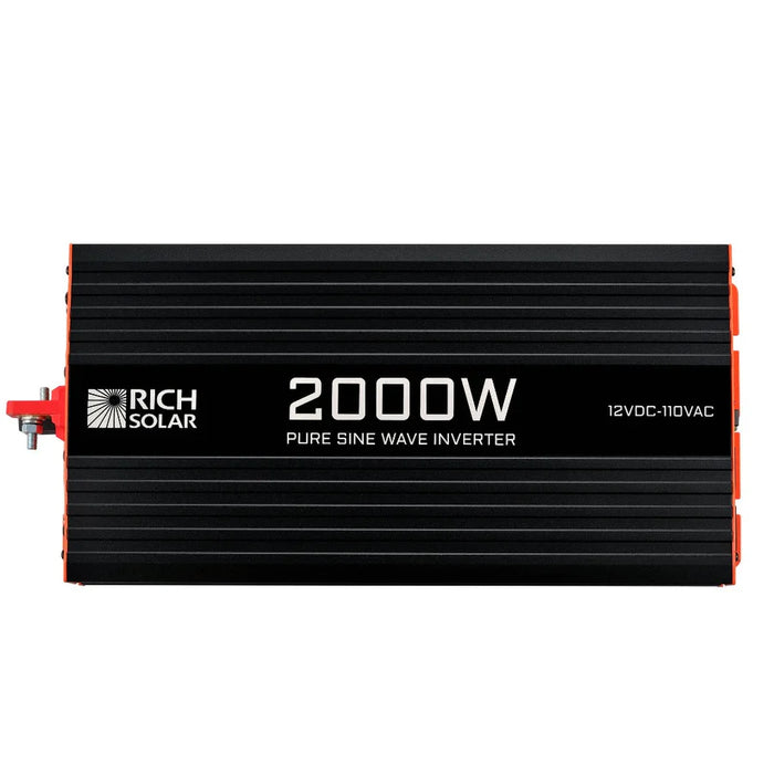 Rich Solar 2000 Watt 12 Volt Industrial Pure Sine Wave Inverter