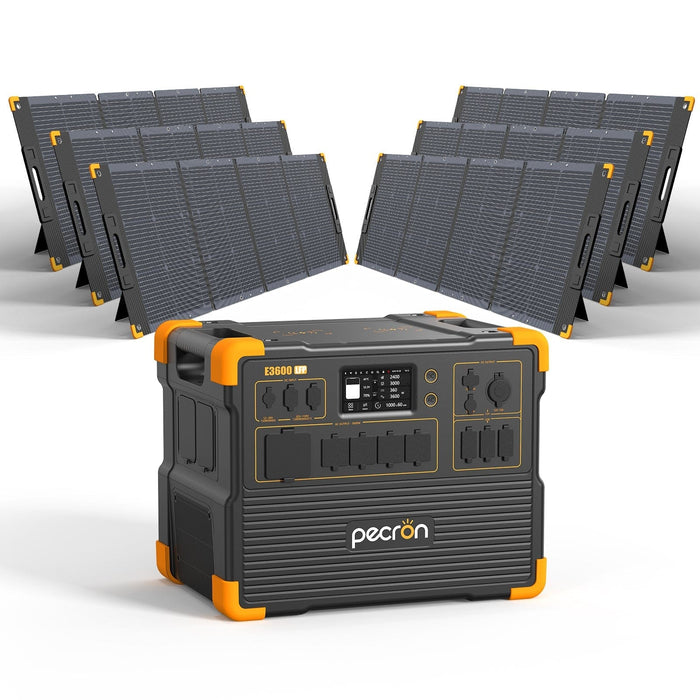 PECRON E3600LFP Portable Power Station 3600W 3072Wh (Pre-Order: ETA Mid October)