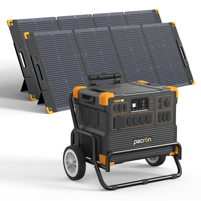 PECRON E3600LFP Solar Generator Kit 3600W 3072Wh (Pre-OIrder: ETA Mid October)