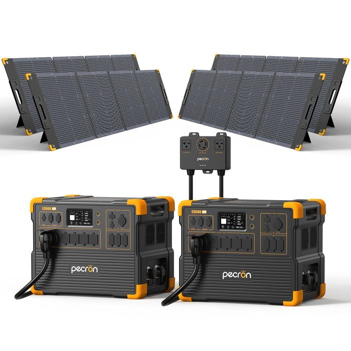 PECRON E3600LFP Portable Power Station 3600W 3072Wh (Pre-Order: ETA Mid October)