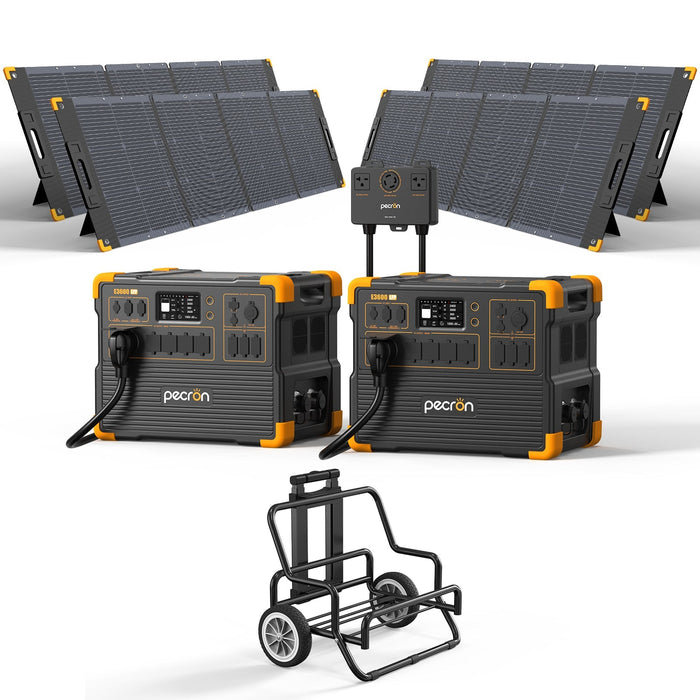 PECRON E3600LFP Portable Power Station 3600W 3072Wh (Pre-Order: ETA Mid October)