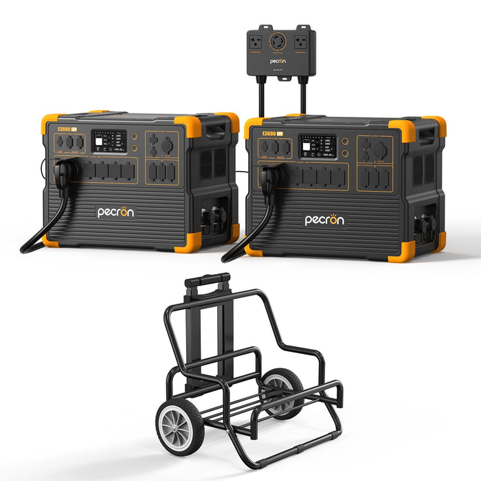 PECRON E3600LFP Portable Power Station 3600W 3072Wh (Pre-Order: ETA Mid October)