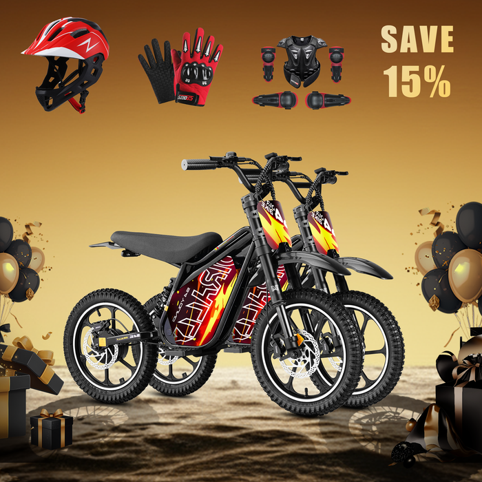 Eahora DiRally δ S4: Young+ Kids Electric Dirt Bike 36V 10.4Ah 18 mph