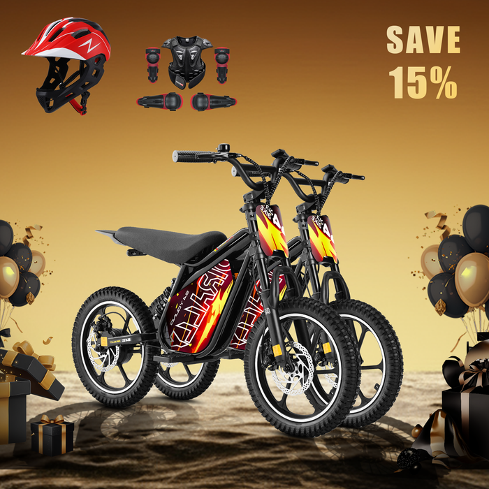Eahora DiRally δ S4: Young Kids Electric Dirt Bike 36V 10.4Ah 18 mph