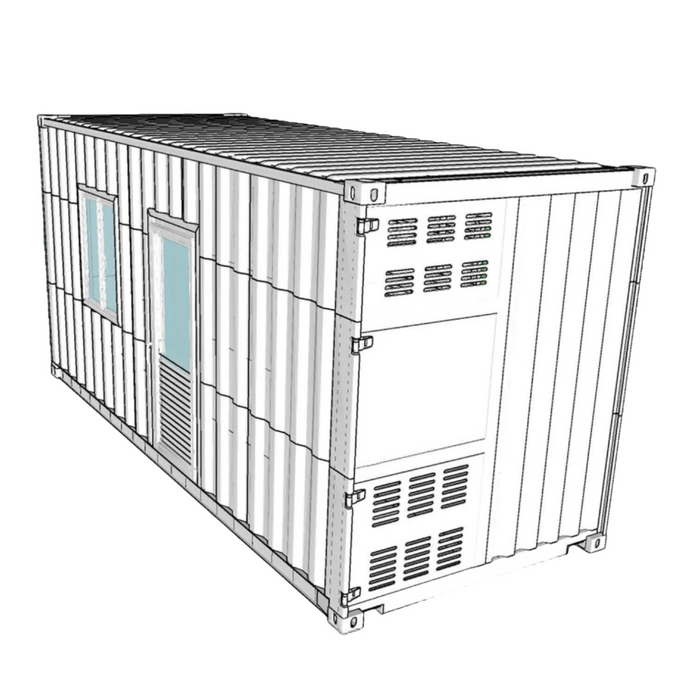 20ft Container House with 1 Bathroom