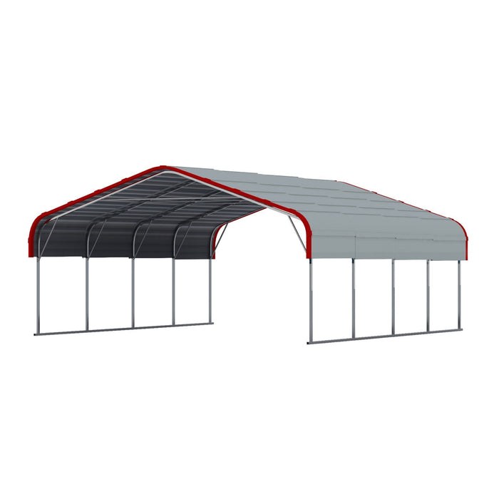 Chery Industrial 20x20 ft Heavy Duty Metal Garage Carport