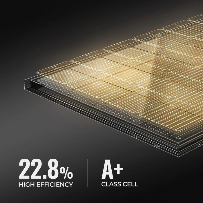 BougeRV 400W (200W*2pcs) 12V 9BB Mono Solar Panel