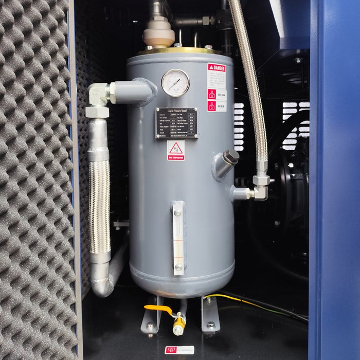 219CFM Rotary Screw Air Compressor – 50HP, 125 PSI, 460V 3-Phase