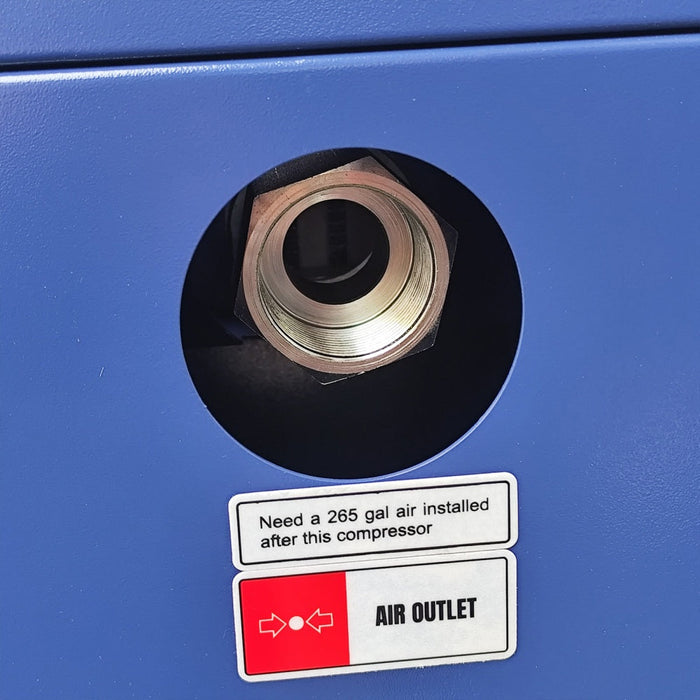 219CFM Rotary Screw Air Compressor – 50HP, 125 PSI, 460V 3-Phase