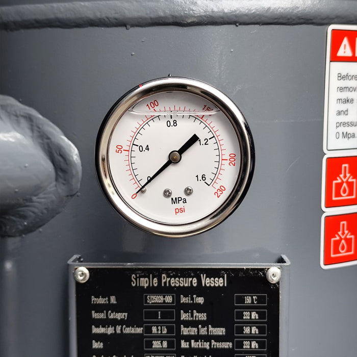 219CFM Rotary Screw Air Compressor – 50HP, 125 PSI, 460V 3-Phase