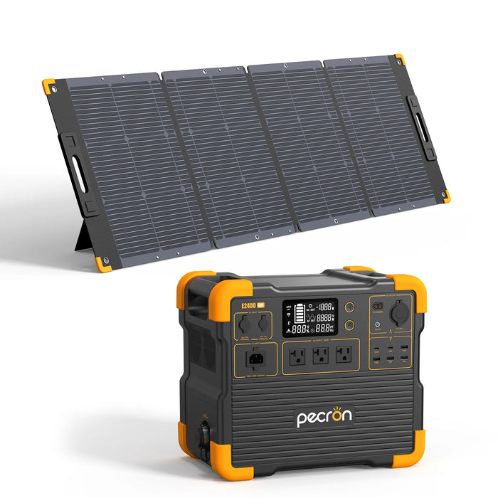 PECRON E2400LFP Solar Generator Kit