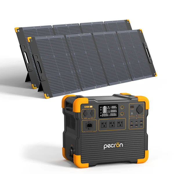 PECRON E2400LFP Solar Generator Kit