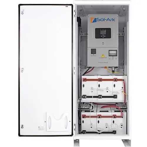 SimpliPhi, A-6AMP-SA-12, AmpliPHI Access With Sol-Ark 12KW AC/DC Coupled, 208/240VAC, 6 Ampliphi Communications Based 3.8kWh, LFP Batteries (Lithium Iron Phosphate), Integrated Charge Controller, 3R Enclosure, UL, CE, UL-1741-SA