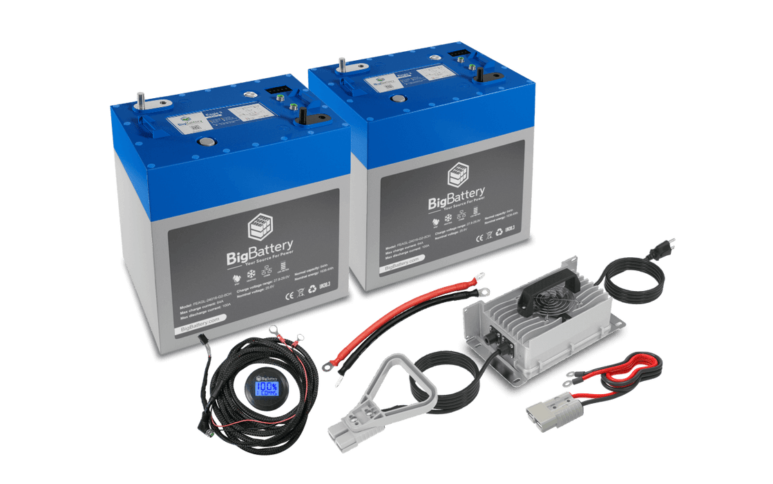 BigBattery 24V 2X EAGLE 2 Battery Kit (128Ah | 3.25kWh)
