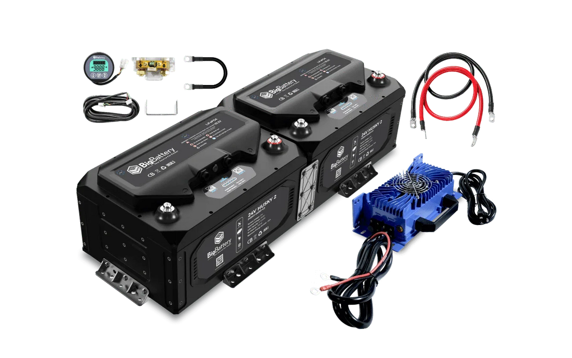 BigBattery 24V 2X HUSKY 2 Battery Kit (400Ah | 10.24 kWh)