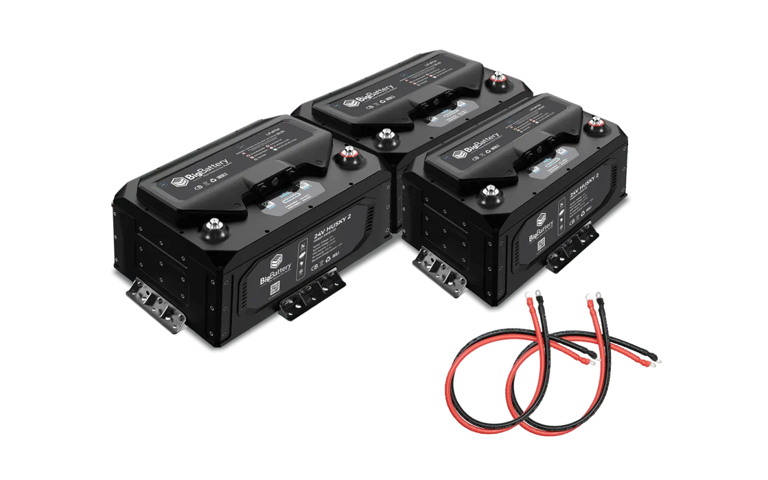 BigBattery 24V 3X HUSKY 2 Battery Kit (600Ah | 15.36kWh)
