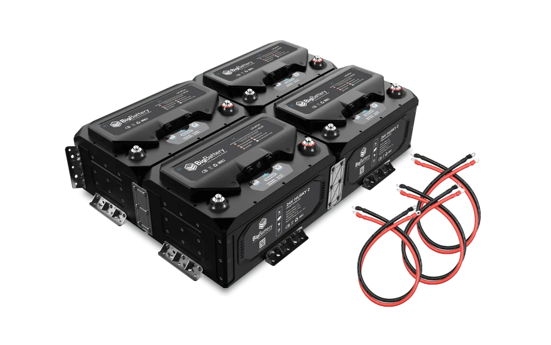 BigBattery 24V 4X HUSKY 2 Battery Kit (800Ah | 20.48kWh)