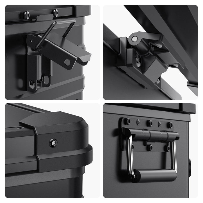 ICECO 37QT APL35-Black Aluminum Freezer With Magnetic Power Bank