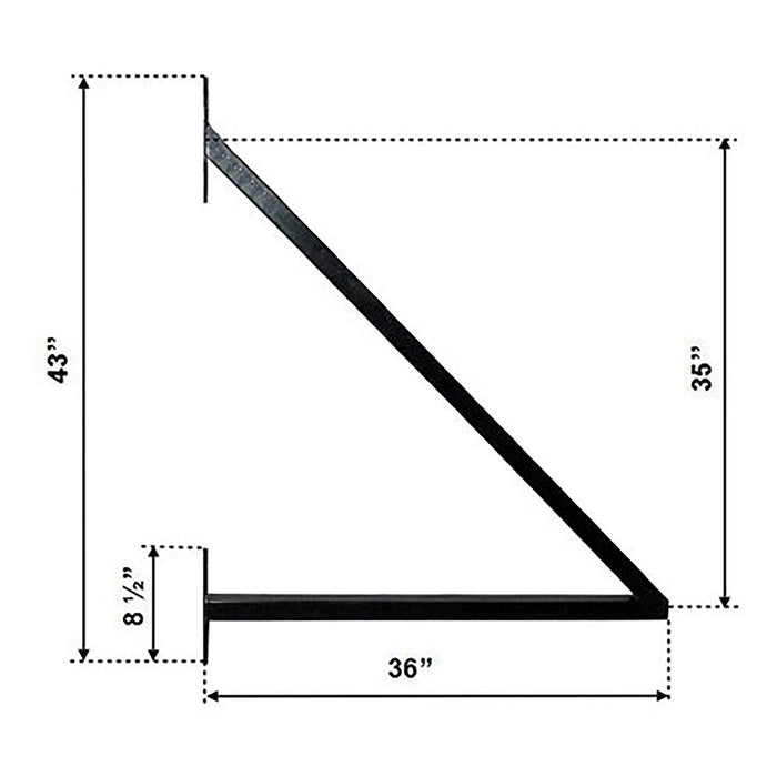 25ft Steel Sliding Driveway Gate with 5ft Pedestrian Gate