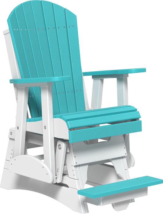 LuxCraft Recycled Plastic Counter Height  2' Adirondack Counter Height Balcony Glider