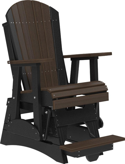 LuxCraft Recycled Plastic Counter Height  2' Adirondack Counter Height Balcony Glider