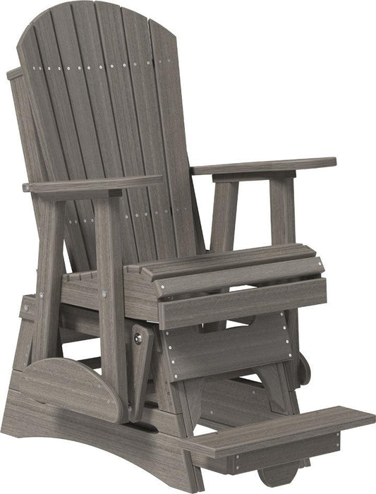 LuxCraft Recycled Plastic Counter Height  2' Adirondack Counter Height Balcony Glider