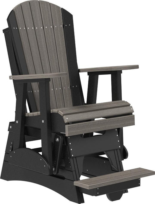 LuxCraft Recycled Plastic Counter Height  2' Adirondack Counter Height Balcony Glider