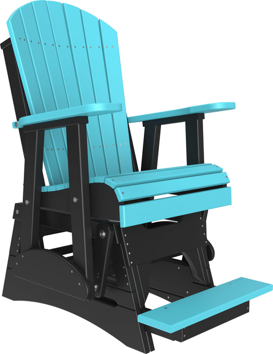 LuxCraft Recycled Plastic Counter Height  2' Adirondack Counter Height Balcony Glider