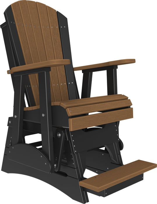 LuxCraft Recycled Plastic Counter Height  2' Adirondack Counter Height Balcony Glider