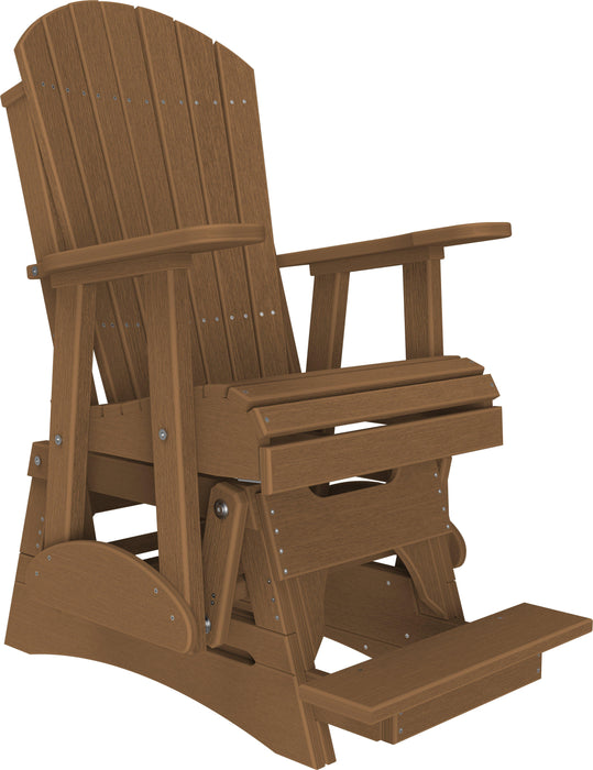 LuxCraft Recycled Plastic Counter Height  2' Adirondack Counter Height Balcony Glider