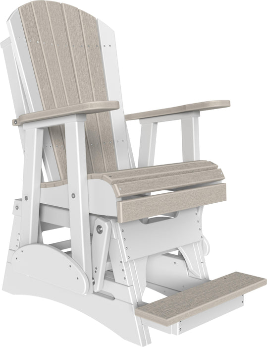 LuxCraft Recycled Plastic Counter Height  2' Adirondack Counter Height Balcony Glider