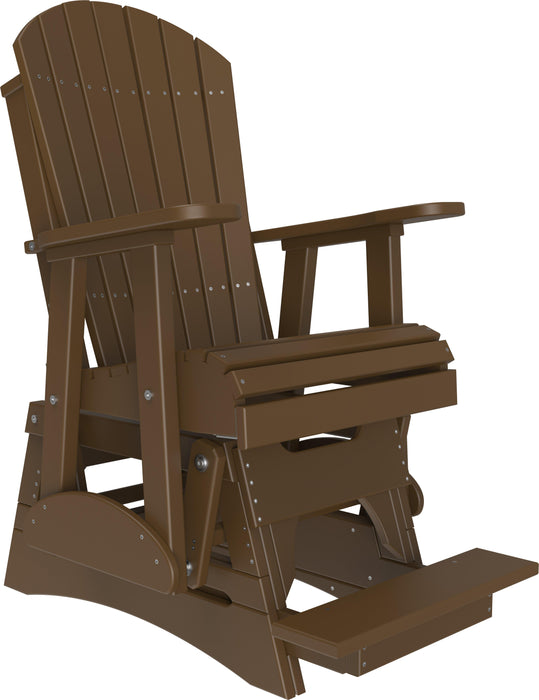 LuxCraft Recycled Plastic Counter Height  2' Adirondack Counter Height Balcony Glider
