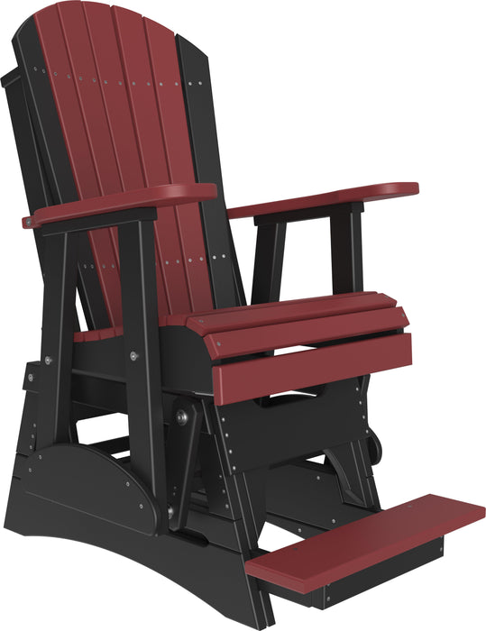 LuxCraft Recycled Plastic Counter Height  2' Adirondack Counter Height Balcony Glider