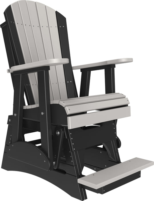 LuxCraft Recycled Plastic Counter Height  2' Adirondack Counter Height Balcony Glider