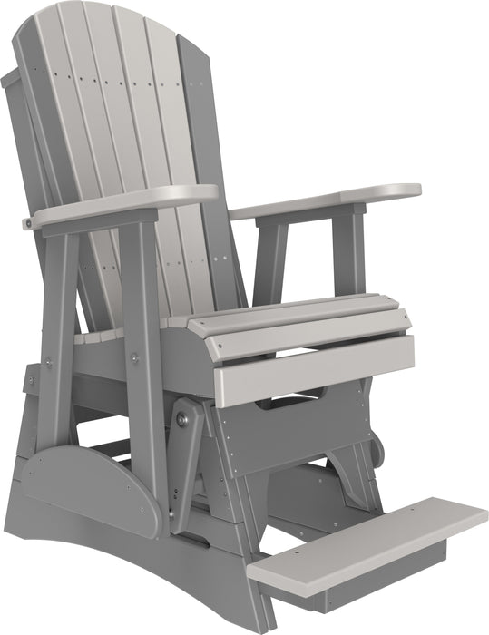 LuxCraft Recycled Plastic Counter Height  2' Adirondack Counter Height Balcony Glider