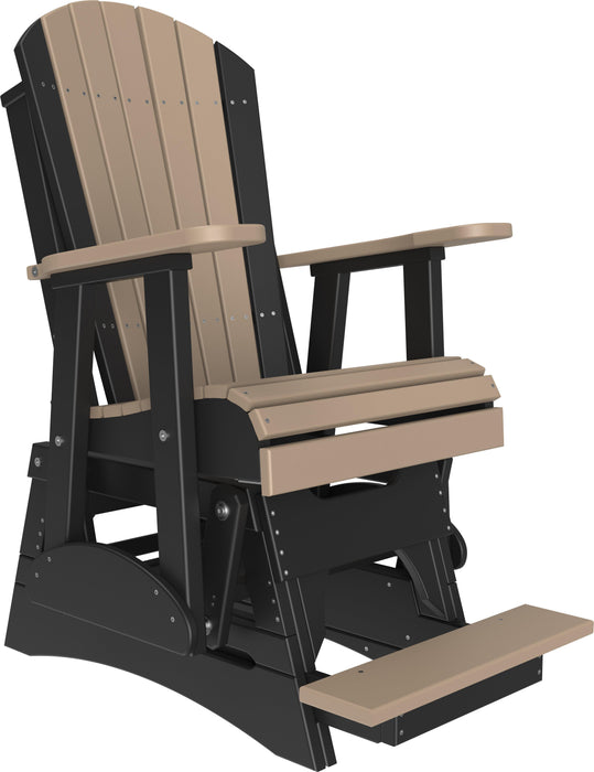 LuxCraft Recycled Plastic Counter Height  2' Adirondack Counter Height Balcony Glider