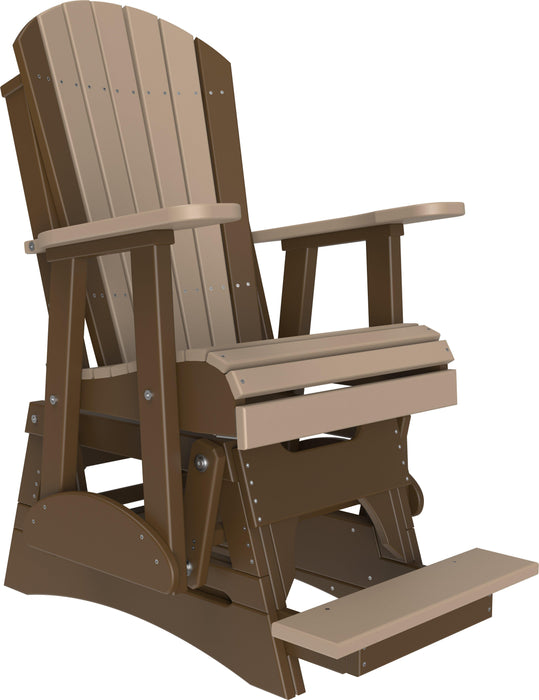 LuxCraft Recycled Plastic Counter Height  2' Adirondack Counter Height Balcony Glider