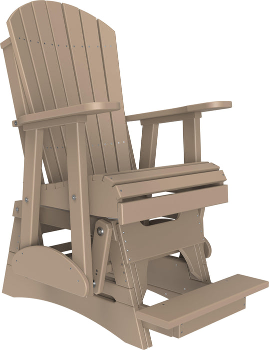 LuxCraft Recycled Plastic Counter Height  2' Adirondack Counter Height Balcony Glider